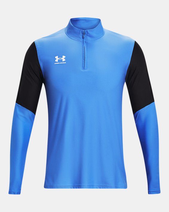 Men's UA Challenger Pro ¼ Zip in Blue image number 4